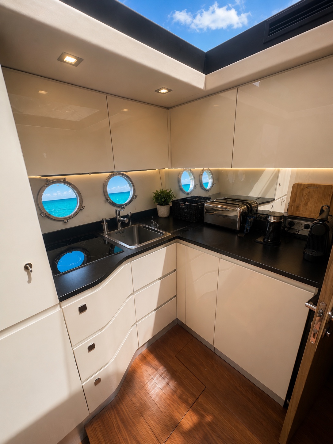 Sessa Marine 54 galley